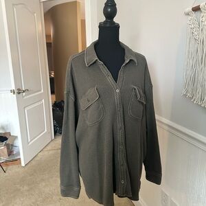 aerie - LumberJane Waffle Shirt